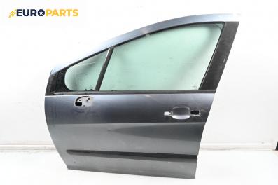 Врата за Peugeot 308 Hatchback I (09.2007 - 12.2016), 4+1 вр., хечбек, позиция: предна, лява