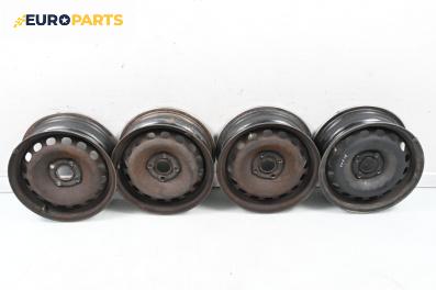 Стоманени джанти за Audi 80 Avant B4 (09.1991 - 01.1996) 15 цола, ширина 6, ET 37 (Цената е за комплекта)