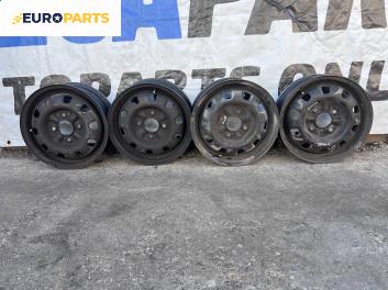 Стоманени джанти за Hyundai Lantra II Sedan (06.1995 - 10.2000) 14 цола, ширина 5/5.5 (Цената е за комплекта)