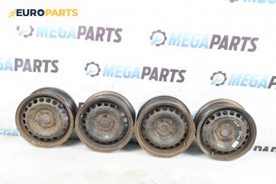 Стоманени джанти за Audi A4 Avant B5 (11.1994 - 09.2001) 15 цола, ширина 6 (Цената е за комплекта)