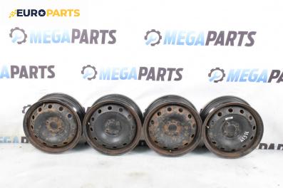 Стоманени джанти за Renault Scenic I Minivan (09.1999 - 07.2010) 15 цола, ширина 6 (Цената е за комплекта)