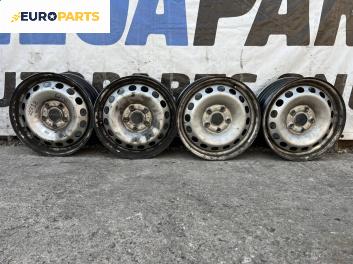 Стоманени джанти за Volkswagen Golf V Hatchback (10.2003 - 02.2009) 15 цола, ширина 6 (Цената е за комплекта)