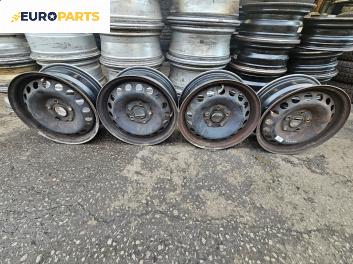 Стоманени джанти за Volkswagen Golf V Hatchback (10.2003 - 02.2009) 15 цола, ширина 6 (Цената е за комплекта)