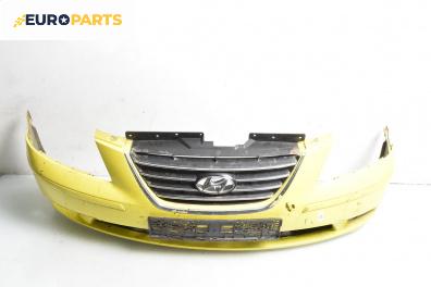 Предна броня за Hyundai Sonata V Sedan (01.2005 - 12.2010), седан, позиция: предна