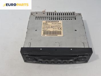 CD плеър за Peugeot 206 Hatchback (08.1998 - 12.2012), № 96 488 011 XT