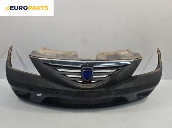 Предна броня за Dacia Logan MCV I (02.2007 - 02.2013), комби, позиция: предна