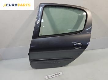 Врата за Peugeot 206 + Hatchback (01.2009 - 08.2013), 4+1 вр., позиция: задна, лява