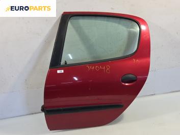Врата за Peugeot 206 Hatchback (08.1998 - 12.2012), 4+1 вр., позиция: задна, лява